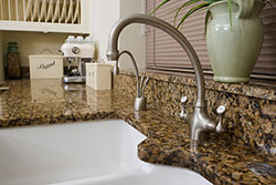 white undermount sink Granite kitchen GS Marble Ohio